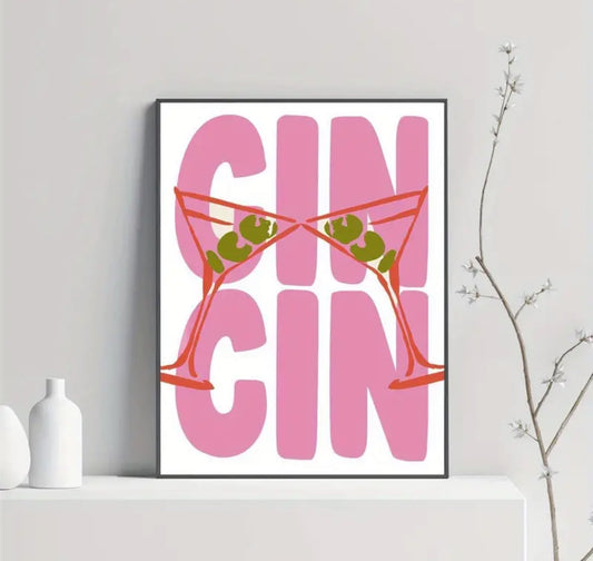 Pink CIN CIN Print