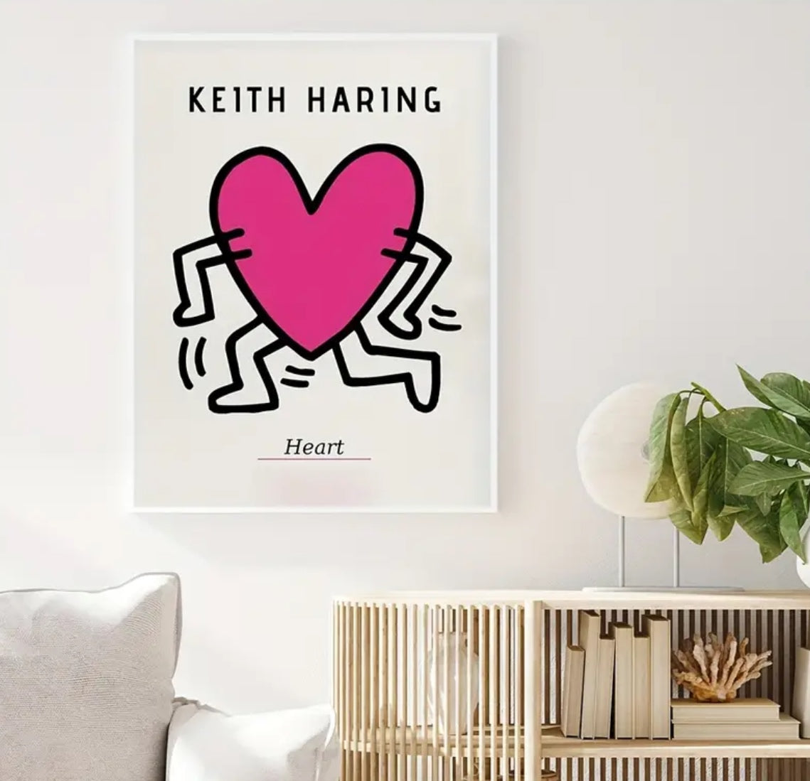 Keith Haring Heart Print