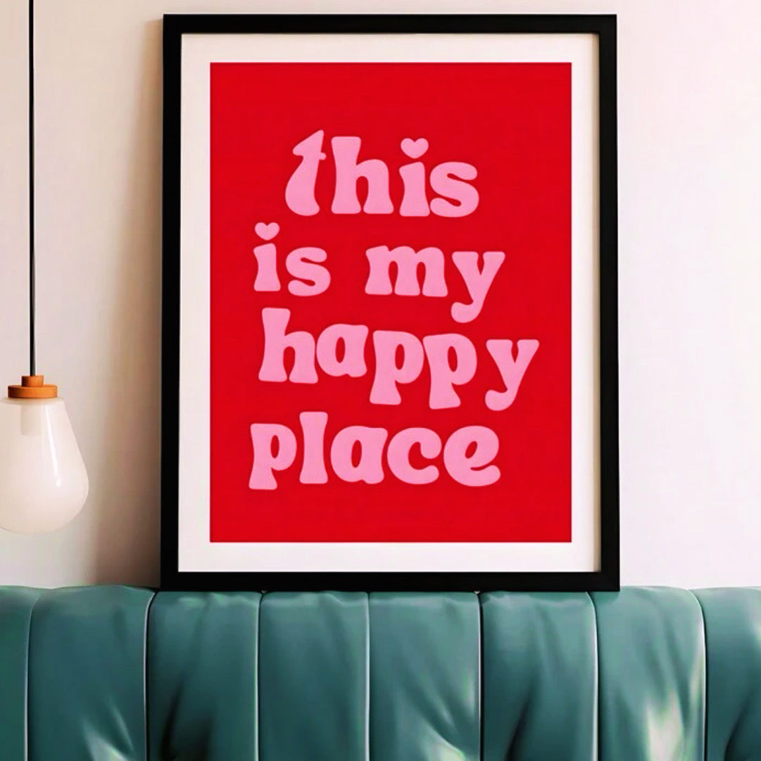 Happy Place Print