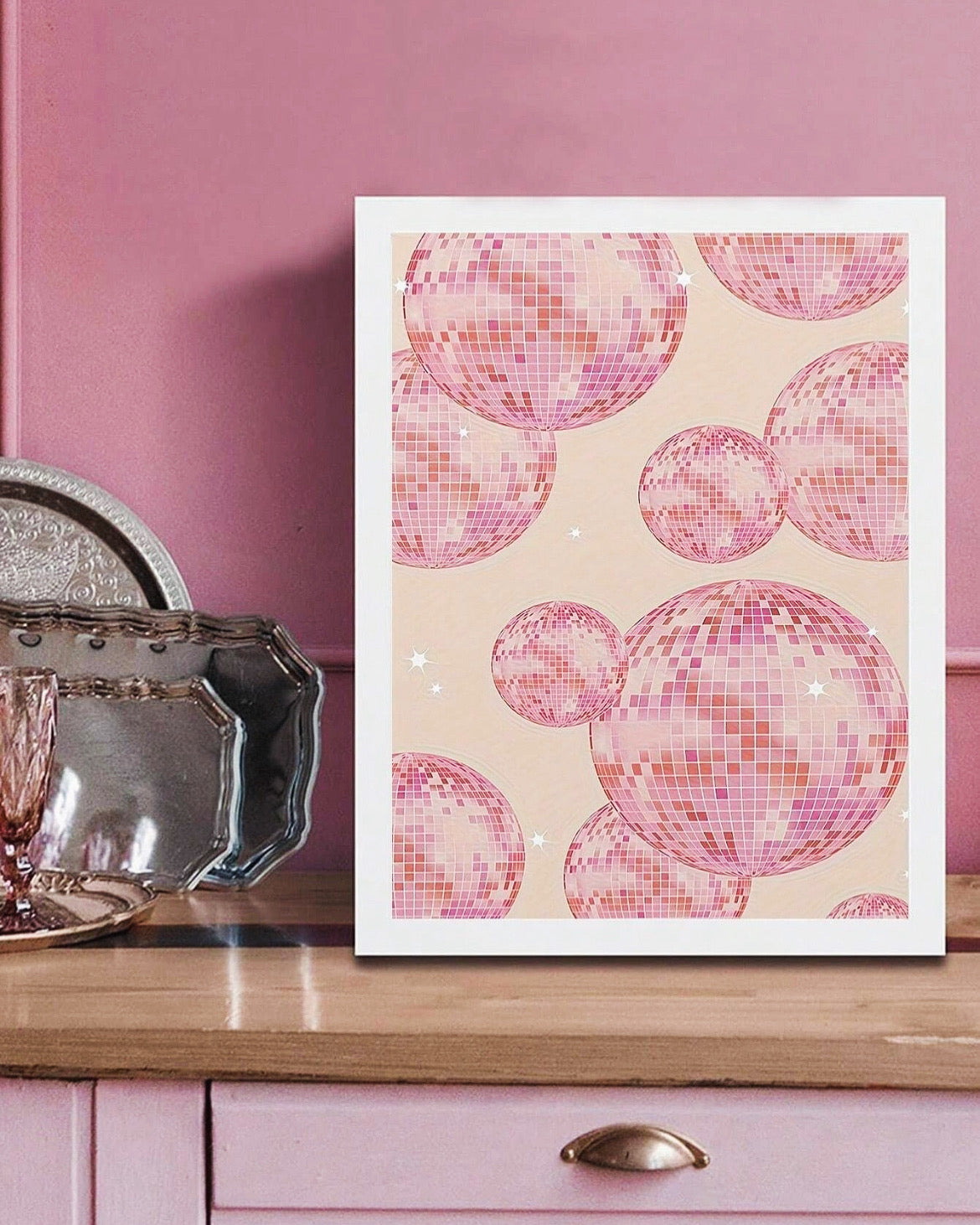 Pink Disco Canvas Print